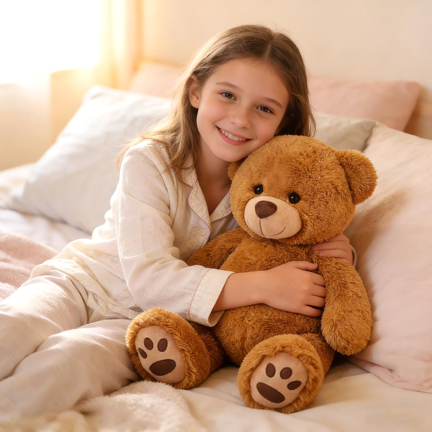 20" Brown Plush Teddy Bear Stuffed